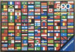 Image of the puzzle 500, Ravensburger, Flags, Complete, Picture of the box
