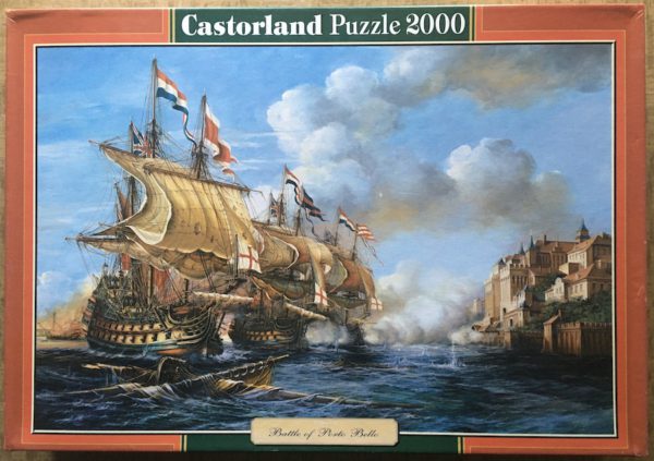 Image of the puzzle 2000, Castorland, Battle of Porto Bello, Complete, Picture of the box