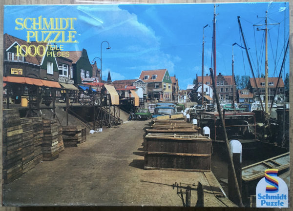 Image of the puzzle 1000, Schmidt, Dutch Port, Factory Sealed, Picture of the box