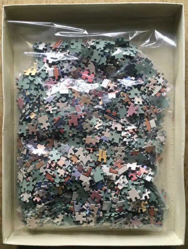 Image of the puzzle 1500, International Team, Humphrey Bogart, Ermes Miceli, Complete, Picture of the bag