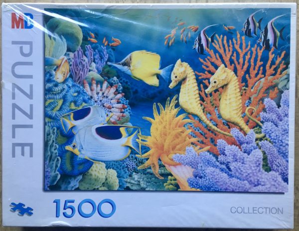 Image of the puzzle 1500, MB, The Ballad of the Seahorses, Factory Sealed, Picture of the box