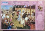Image of the puzzle 500, Falcon, All the Fun at the Fair, John Haskins, Complete, Picture of the box