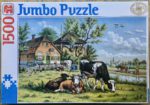 Image of the puzzle 1500, Jumbo, The Farm, Complete, Picture of the box