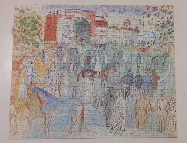Image of the puzzle 520, Jumbo, Hippodrome, Raoul Dufy, Complete, Picture of the puzzle
