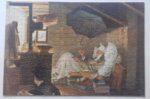 Image of the puzzle 750, Ravensburger, The Poor Poet, by Carl Spitzweg, Complete, Picture of the puzzle