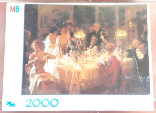 Image of the puzzle 2000, MB, The Dinner Party, Jules Grün, Factory Sealed