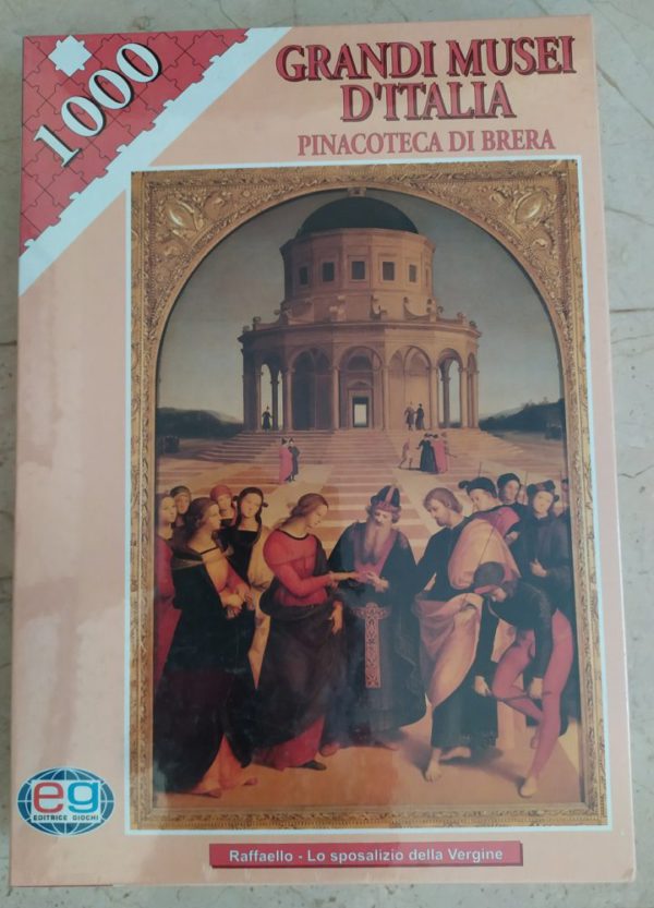 Image of the puzzle 1000, Editrice Giochi, The Marriage of the Virgin, by Raphael, Factory Sealed, Picture of the box