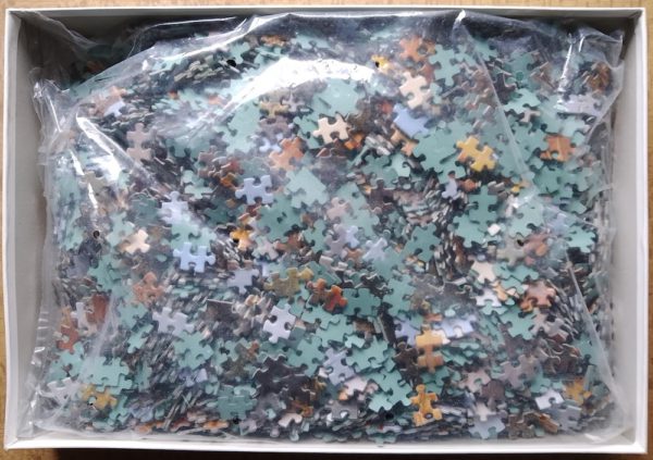 Image of the puzzle 3000, Ravensburger, Castle Hohenschwangau, by Ferdinand Jodl, Sealed Bag, Picture o the bag