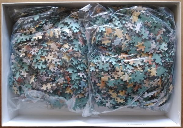 Image of the puzzle 5000, Educa, Celestial Planisphere, by Andreas Cellarius, Incomplete, Picture of the bag