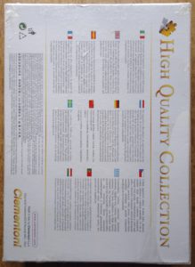 Image of the puzzle 1000, Clementoni, Madame under the Sun, Helena Lam, Factory Sealed, Picture of the back