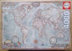 Image of the puzzle 4000, Educa, The World, Executive Map, Factory Sealed, Picture of the box