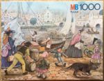 Image of the puzzle 1000, MB, By the Canal, Complete, Picture of the box