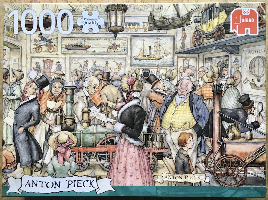 1000, Jumbo, The Exposition, Anton Pieck - Rare Puzzles