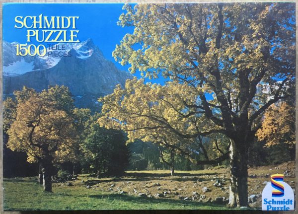 Image of the puzzle 1500, Schmidt, Maples, Austria, Sealed Bag, Picture of the box