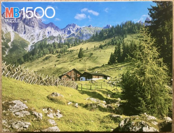 Image of the puzzle 1500, MB, Dachstein, Sealed Bag, Picture of the box