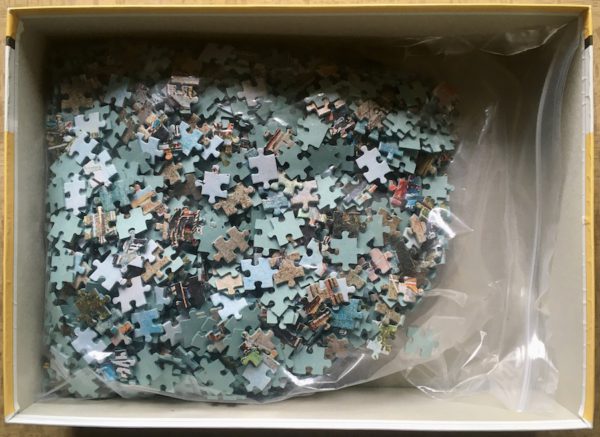 Image of the puzzle 1500, Druon, Honfleur, Complete, Picture of the bag
