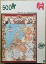 Image of the puzzle 500, Jumbo, Holland by Cornelis Jetses, Complete, Picture of the box