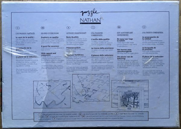 Image of the puzzle 6000, Nathan, A Fresh Autumn Day, Factory Sealed, Picture of the back