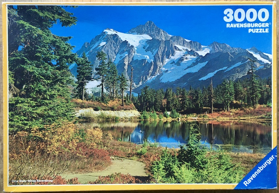 3000, Ravensburer, Mountain Lake - Rare Puzzles