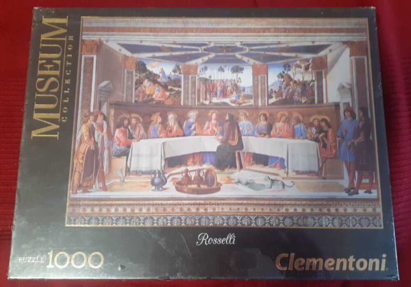 Image of the puzzle 1000, Clementoni, The Last Supper, Cosimo Rosselli, Factory Sealed