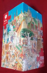 Image of the puzzle 1500, Heye, Global City, by Hugo Prades, Factory Sealed, Detail of the box