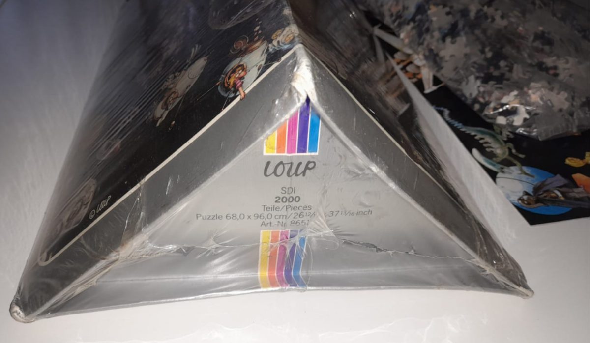 Image of the puzzle 2000, Heye, SDI, by Jean-Jacques Loup, Sealed Bag, Detail of the box
