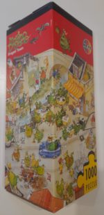 Image of the puzzle 1000, Heye, Dragon Town, by Marino Degano, Complete, Picture of the box