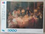 Image of the puzzle 2000, MB, The Dinner Party, by Jules Grün, Factory Sealed, Picture of the box