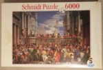 Image of the puzzle 6000, Schmidt, The Wedding at Cana by Paolo Veronese, Sealed Bag, Picture of the box