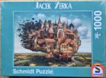 Image of the puzzle 1000, Schmidt, A City on the Wing, by Jacek Yerka, Factory Sealed, Picture of the box
