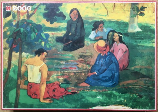 Image of the puzzle 2000, Jumbo, The Gossipers, Factory Sealed, Picture of the box