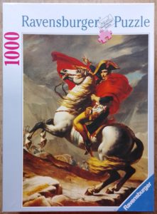 Image of the puzzle 1000, Ravensburger, Napoleon, by Jacques-Louis David, Complete, Picture of the box