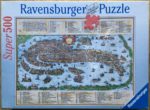 Image of the puzzle 500, Ravensburger, Venetia, by Roberto Gaudio, Picture of the box