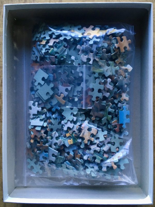 Image of the puzzle 500, MB, Tigers, LluÃs Bargalló, Complete, Picture of the bag