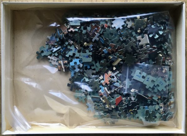 Image of the puzzle 500, Schmidt, VÃ¥gen i Bergen, Complete, Picture of the bag