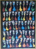 Image of the puzzle 1000, Nathan, Tubes of Paint, by Arman, Complete, Picture of the puzzle