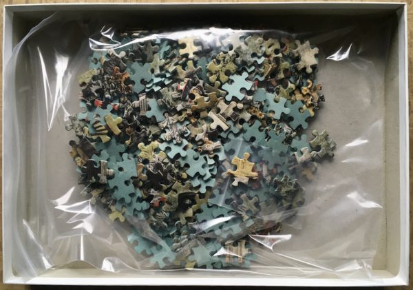 Image of the puzzle 500, MB, Bowling, by Walter Dendy Sadler, Complete, Picture of the bag