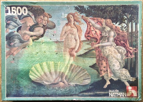 Image of the puzzle 1500, Nathan, Birth of Venus, by Sandro Botticelli, Complete, Picture of the puzzle
