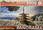 Image of the puzzle 3000, Educa, Mount Fuji and Chureito Pagoda, Japan, Factory Sealed, Picture of the box