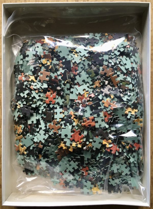 Image of the puzzle 1500, Nathan, Bouquet, Francine Durosier, Complete, Picture of the bag