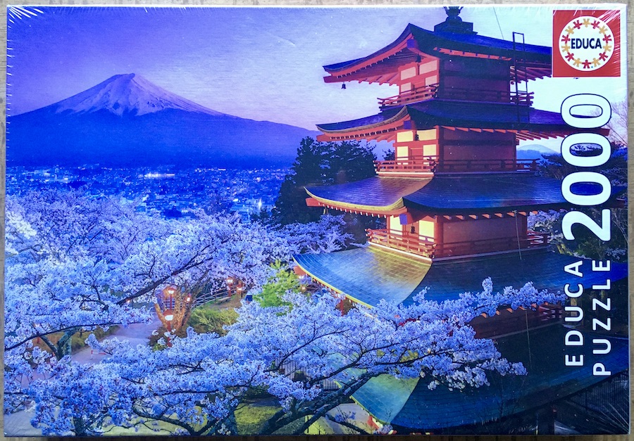 Puzzle Educa 2 000 pièces Mont Fuji au Japon