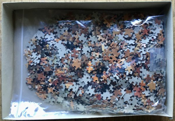 Image of the puzzle 1500, FNP, Coronation of Napoleon, by Jacques-Louis David, Incomplete, Picture of the bag