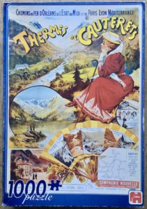 Image of the puzzle 1000, Jumbo, Thermes de Cauterets, Maurice Pallandre, Complete, Picture of the box