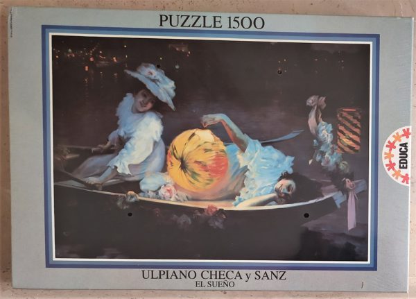Image of the puzzle 1500, Educa, Carnival Eve, by Ulpiano Checa y Sanz, Factory Sealed, Picture of the box