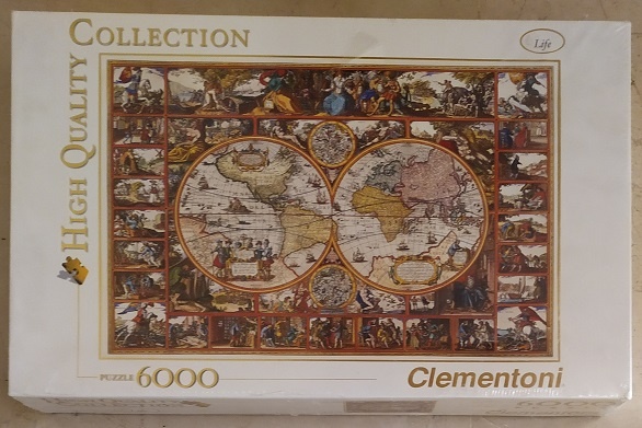 3/4 SEALED RARE Ravensburger 18000 HISTORICAL WORLD MAPS Jigsaw Puzzle