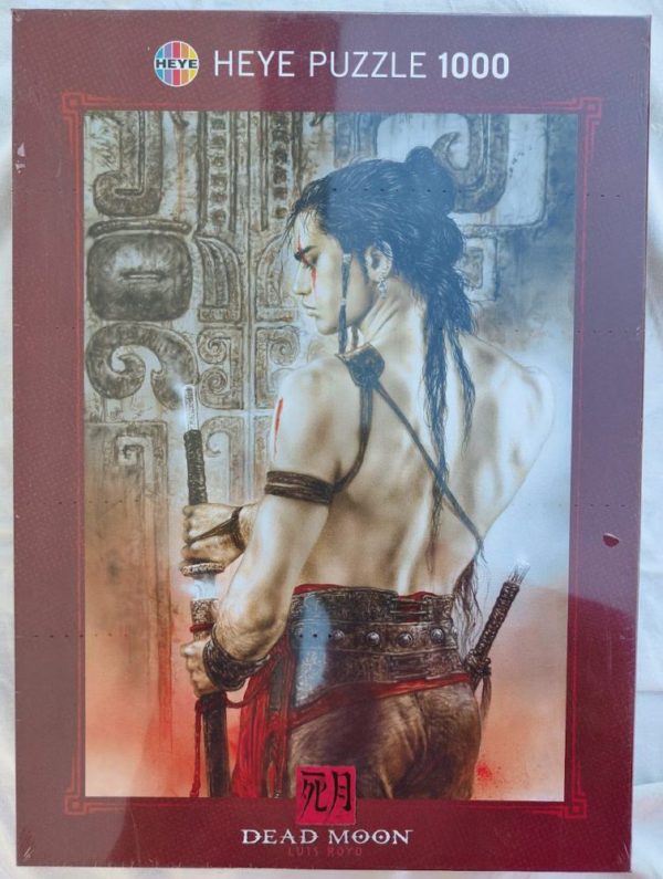Image of the puzzle 1000, Heye, Back, Luis Royo, Factory Sealed, Picture of the box