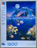 Image of the puzzle 1500, MB, The Whales, by Robin Koni, Complete, Picture of the box