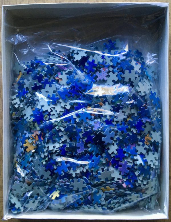 Image of the puzzle 1500, MB, The Whales, by Robin Koni, Complete, Picture of the bag