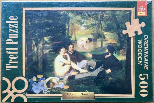 Image of the puzzle 500, Trefl, The Luncheon on the Grass, by Édouard Manet, Factory Sealed