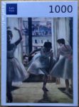 Image of the puzzle 1000, Lais, Three Dancers in a Practice Room, by Edgar Degas, Factory Sealed, Picture of the box